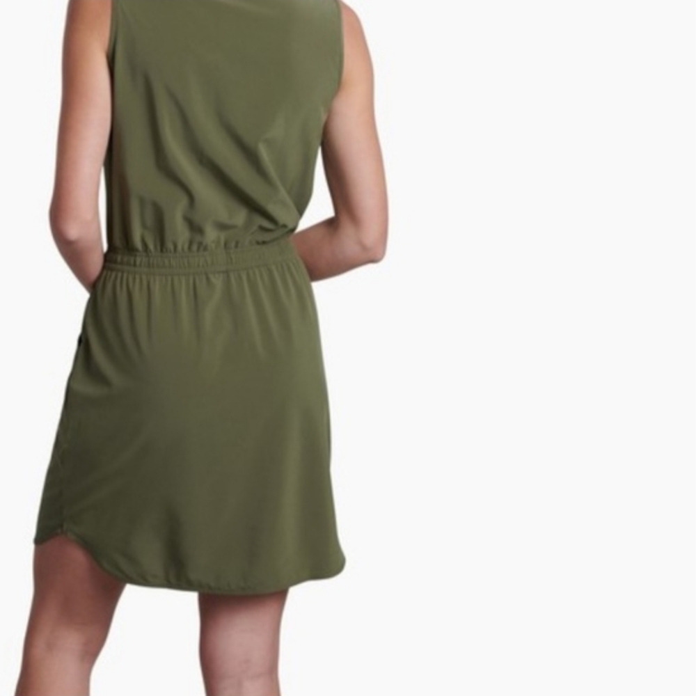Kuhl M vantage dress Green Sleeveless UPF moisture wick Golf Travel Beach Spring - Picture 4 of 14